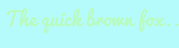 Image with Font Color B8FBBD and Background Color B6FBFB